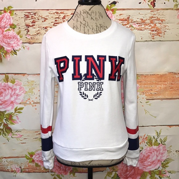 PINK Victoria's Secret Tops - NEW PINK Crewneck Sweatshirt